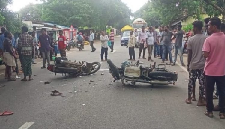 Man dies infront of wife as two bikes collide in Boudh