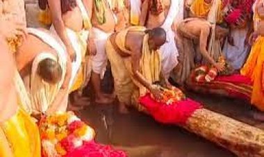 ରଥଯାତ୍ରା ପାଇଁ ଆଜି ରଥ କାଠ ପୂଜାର୍ଚ୍ଚନା