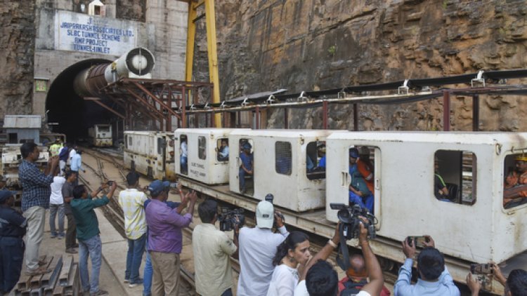 Minister's grim remark on trapped workers in Telangana tunnel collapse: 'We shouted their names, but they did not respond.'